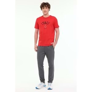 LUMBERJACK ML RENATO 11ITL1030 5FX ERKEK KISA KOL TİŞÖRT - KIRMIZI - XL