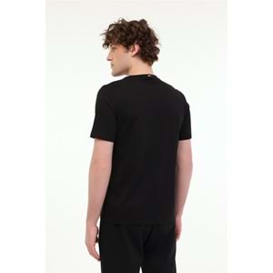 LUMBERJACK ML RENATO 11ITL1030 5FX ERKEK KISA KOL TİŞÖRT - SİYAH - XXL