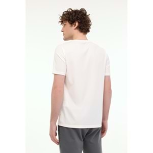 LUMBERJACK MB CT100 PES C T-SH 5FX ERKEK KISA KOL TİŞÖRT - KIRIK BEYAZ - M