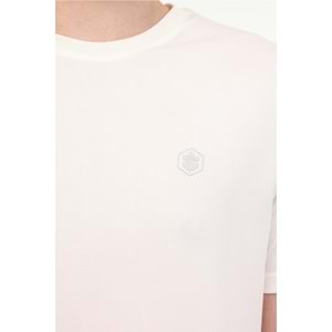 LUMBERJACK MB CT100 PES C T-SH 5FX ERKEK KISA KOL TİŞÖRT - KIRIK BEYAZ - M