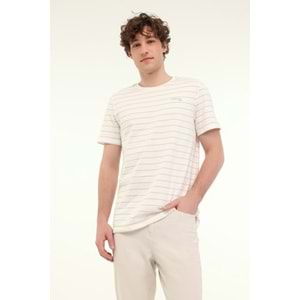 LUMBERJACK ML MAGNUS 11ITL1073 5FX ERKEK KISA KOL TİŞÖRT - BEYAZ - L