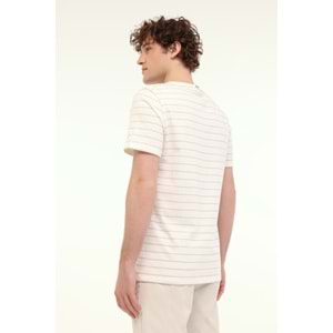 LUMBERJACK ML MAGNUS 11ITL1073 5FX ERKEK KISA KOL TİŞÖRT - BEYAZ - L