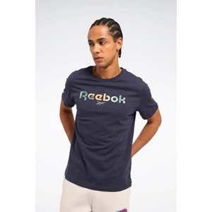 REEBOK SUMTH TEE ERKEK KISA KOL TİŞÖRT - LACİVERT - XXL