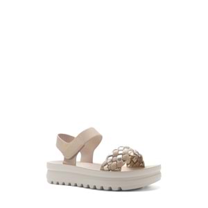 POLARİS 325572.Z 5FX KALIN TABAN KADIN SANDALET - VİZON - 40