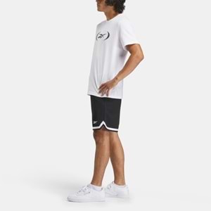 REEBOK BASKETBALL ERKEK KISA KOL TİŞÖRT - BEYAZ - L