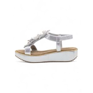 VOYAGER B178 KADIN SANDALET - GÜMÜŞ - 40
