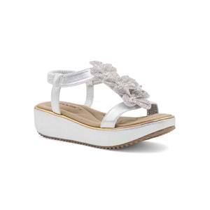 VOYAGER B178 KADIN SANDALET - GÜMÜŞ - 40