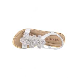 VOYAGER B178 KADIN SANDALET - GÜMÜŞ - 40