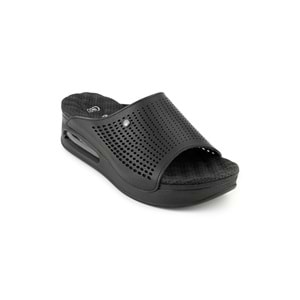 Muya Rive Anatomik Air Max Tabanlı Topuk Dikeni Kadın Terlik - Siyah - 36