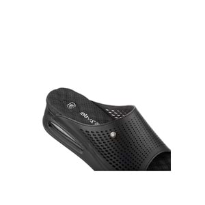 Muya Rive Anatomik Air Max Tabanlı Topuk Dikeni Kadın Terlik - Siyah - 36