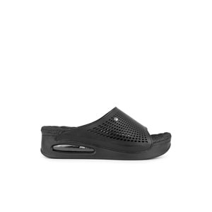 Muya Rive Anatomik Air Max Tabanlı Topuk Dikeni Kadın Terlik - Siyah - 40