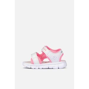 VİCCO MOCHA İLK ADIM KIZ BEBEK SANDALET - PEMBE - 20