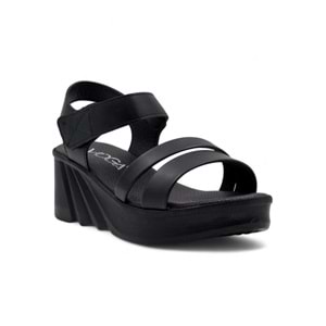 VOGA 2100-54 KADIN SANDALET - SİYAH - 40
