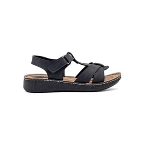 AVOX PAMİRA KADIN SANDALET - SİYAH - 37