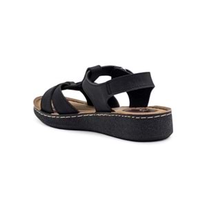 AVOX PAMİRA KADIN SANDALET - SİYAH - 37