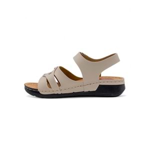 SERRA 1720 KADIN SANDALET - BEJ - 40