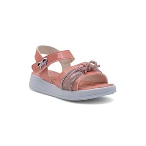 BUTİGE TAŞLI KIZ ÇOCUK SANDALET - PUDRA - 34