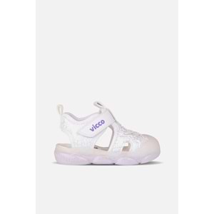 VİCCO MONROVİA İLK ADIM IŞIKLI KIZ BEBEK SANDALET - BEYAZ - 20