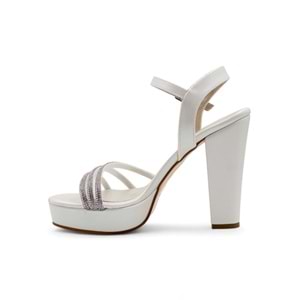 BERK TAŞLI PLATFORM YÜKSEK KALIN TOPUKLU ABİYE - SEDEF - 39