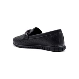 ATÖLYE TAŞLI GÜNLÜK KADIN BABET - SİYAH - 36