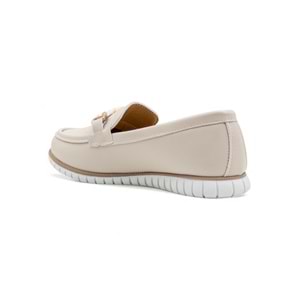 BARBOUR ZİNCİRLİ GÜNLÜK KADIN BABET - KREM - 37