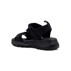 DİVAMOD TAŞLI CIRTLI KADIN SANDALET - SİYAH - 40