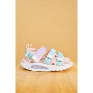VİCCO CUBE KIZ ÇOCUK SANDALET - PUDRA - 31