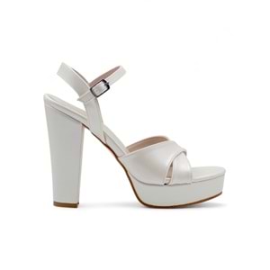 BERK ÇAPRAZ PLATFORM YÜKSEK KALIN TOPUKLU ABİYE - SEDEF - 40