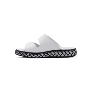 MR WHİTE ORTOPEDİ CIRTLI HAKİKİ DERİ KADIN TERLİK - BEYAZ - 40