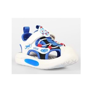 VİCCO ROCKET IŞIKLI ERKEK ÇOCUK SANDALET - SAKS - 30