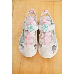 VİCCO ROCKET IŞIKLI KIZ ÇOCUK SANDALET - BEYAZ - 30