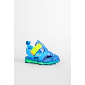 VİCCO LİVE IŞIKLI ERKEK BEBEK SANDALET - SAKS - 22