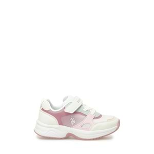 U.S. POLO ASSN. LESSER 5FX KIZ ÇOCUK SPOR AYAKKABI - PUDRA - 30