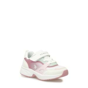 U.S. POLO ASSN. LESSER 5FX KIZ ÇOCUK SPOR AYAKKABI - PUDRA - 30