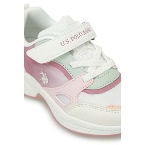 U.S. POLO ASSN. LESSER 5FX KIZ ÇOCUK SPOR AYAKKABI - PUDRA - 30