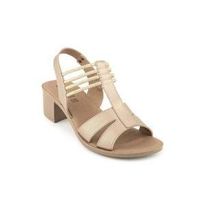 Muya Laini Anatomik Taban Kadın Sandalet - Altın - 40