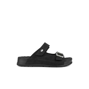 Muya Mamaki Anatomik Taban Topuk Dikeni Erkek Terlik - Siyah - 40