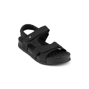 Muya Sagrado Anatomik Taban Topuk Dikeni Erkek Sandalet - Siyah - 41