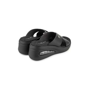Muya Nap Anatomik Air Max Tabanlı Topuk Dikeni Kadın Terlik - Siyah - 40