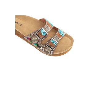 Muya Paa Anatomik Taban Kadın Terlik - Kahverengi - 40