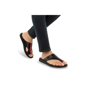 Muya Rada Anatomik Taban Islak Zemin Erkek Terlik - Siyah Cilt - 44