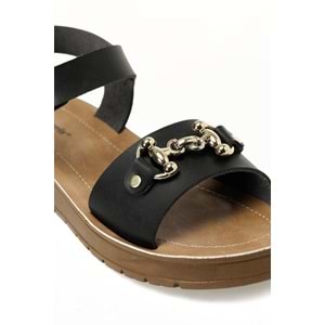 POLARİS 166929.Z5FX COMFORT KADIN SANDALET - SİYAH - 40