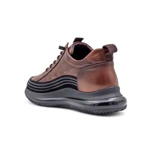 VOYAGER E053 ERKEK HAKİKİ DERİ SPOR AYAKKABI - TABA - 43