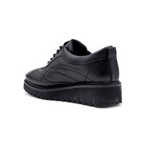 VOYAGER 7667 KADIN HAKİKİ DERİ COMFORT AYAKKABI - SİYAH - 36