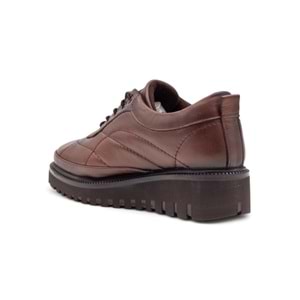 VOYAGER 7667 KADIN HAKİKİ DERİ COMFORT AYAKKABI - TABA - 36