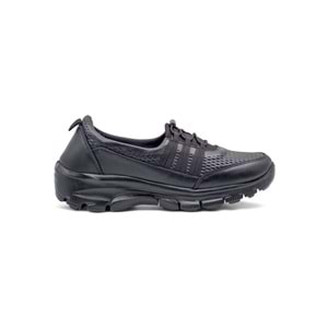 VOYAGER 8278 KADIN HAKİKİ DERİ COMFORT AYAKKABI - SİYAH - 40