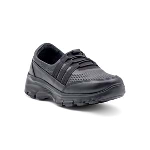 VOYAGER 8278 KADIN HAKİKİ DERİ COMFORT AYAKKABI - SİYAH - 40