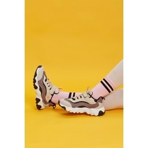 VİCCO POTE UNİSEX ÇOCUK SPOR AYAKKABI - BEJ - 26