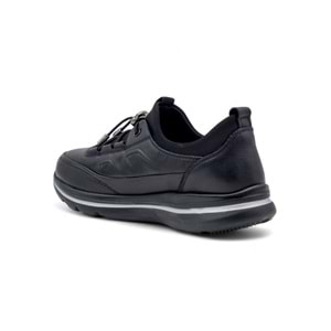 VOYAGER 9733 KADIN HAKİKİ DERİ COMFORT AYAKKABI - SİYAH - 40