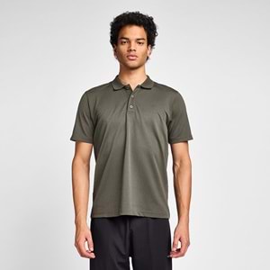 LESCON 25S-1297-25N ERKEK KISA KOL POLO TİŞÖRT - HAKİ - M